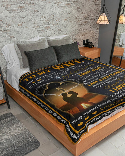 To My Wife Blanket – Our Love, Wrapped In Warmth, From Husband (SKUB07-61)