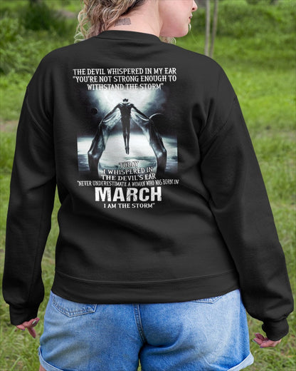 MARCH - NEVER UNDERESTIUNDER A WOMAN - I AM THE STORM-FMA -(SKU-CHAUU-03)