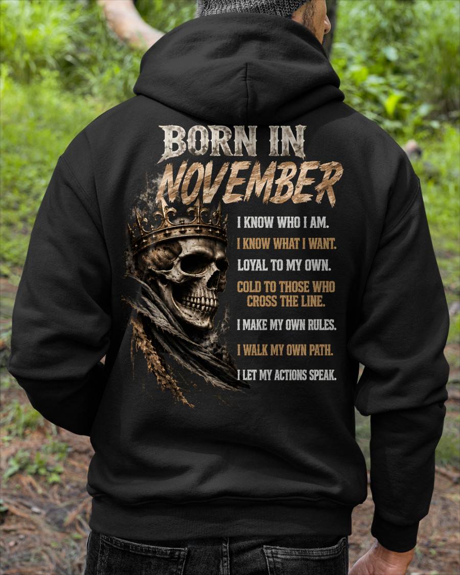 NOVEMBER SHIRT I Know What I Want - For Men - Virgo11 (SKU2609-106-11)