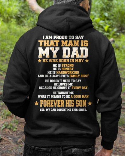 MAY SHIRT That Man Is My Dad - From Dad - To Son - Virgo05 (SKU2609-80-05)