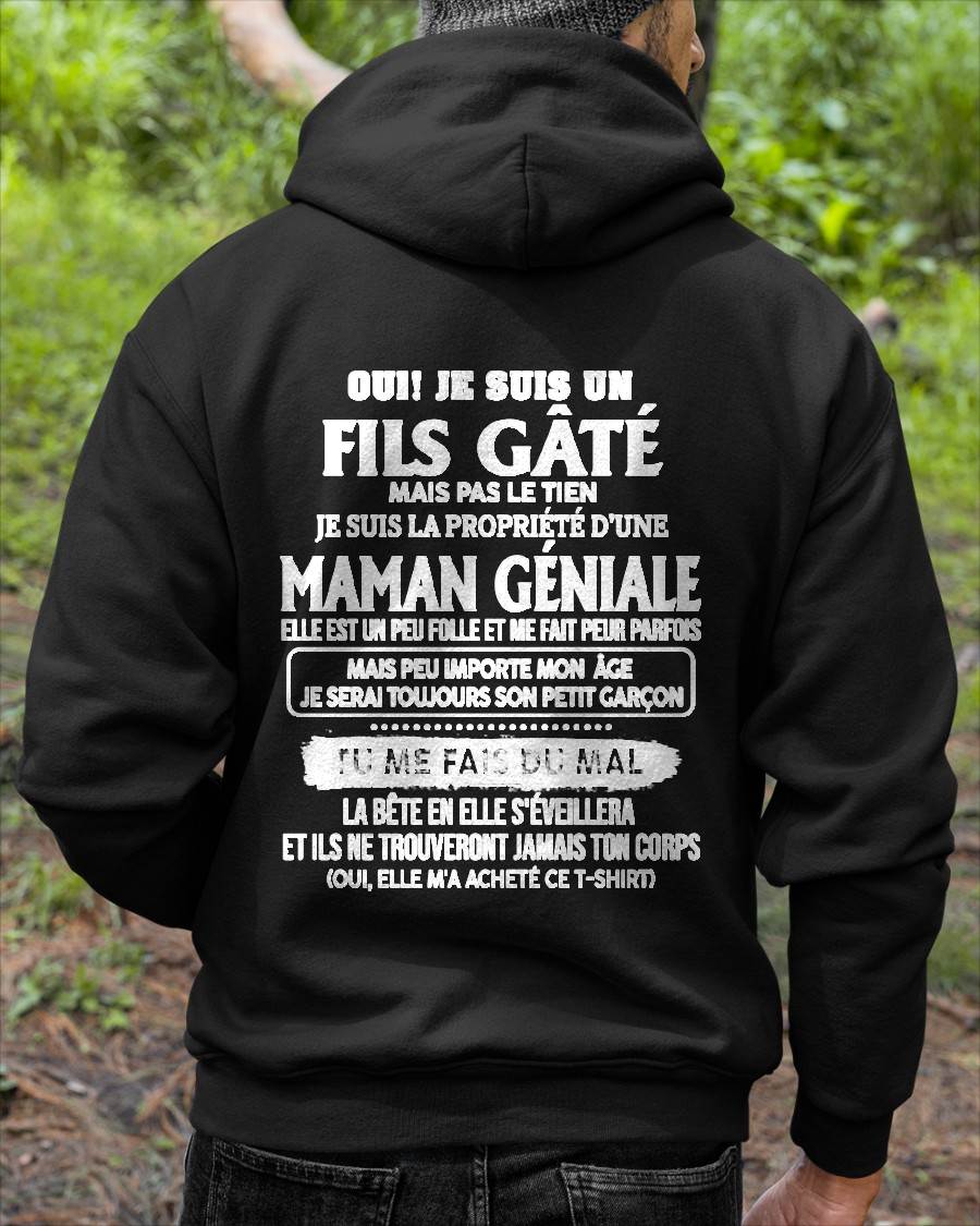 T-SHIRT, JE SUIS UN FILS GÂTÉ - DE MAMAN À SON FILS - VIRGO00 (SKU2606-225-00)