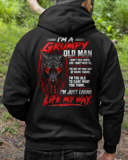 SHIRT I'm A Grumpy Old Man - For Men - Virgo00 (SKU2609-247)