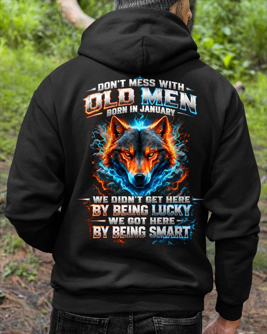 JANUARY SHIRT Don't Mess With Old Men - For Men - Virgo01 (SKU2609-270-01)