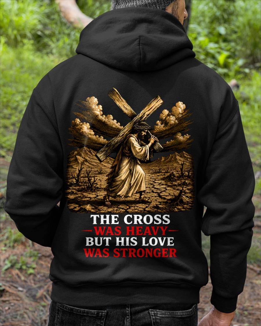 Christian T-Shirt His love was stronger - For Men - Virgo00 (SKU2608-42)