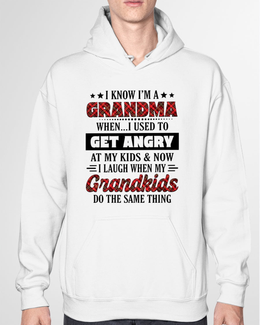KNOW I'M A GRANDMA WHEN... I USED TO GET ANGRY AT MY KIDS & NOW I LAUGH WHEN MY GRANDKIDS DO THE SAME THING - from grandma virgo00 (SKU07-111)