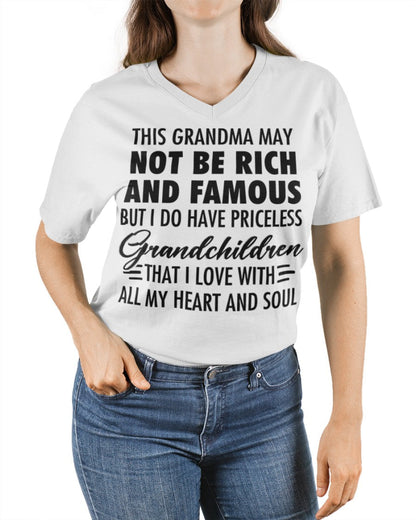 THIS GRANDMA MAY NOT BE RICH AND FAMOUS BUT I DO HAVE PRICELESS Grandchildren - from grandma virgo00