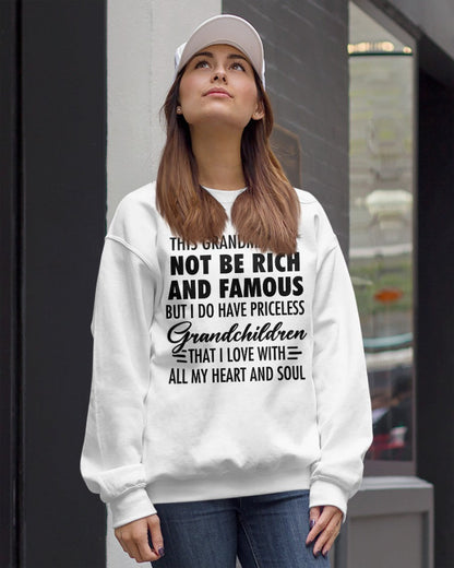 THIS GRANDMA MAY NOT BE RICH AND FAMOUS BUT I DO HAVE PRICELESS Grandchildren - from grandma virgo00