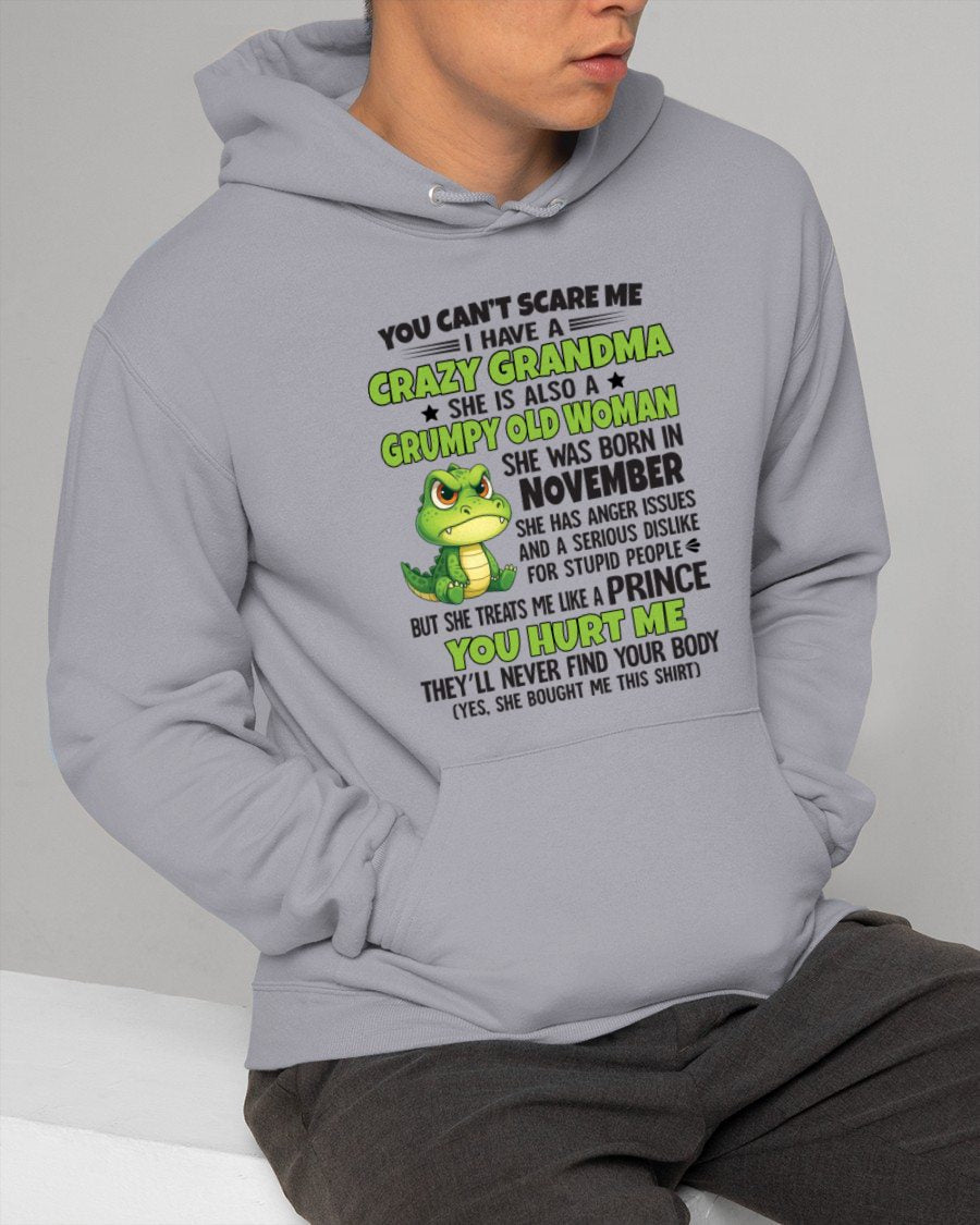 NOVEMBER - YOU CAN'T SCARE ME - FOR GRANDSON - GIFT FROM GRANDMA - virgo11 (SKU09-85-11)