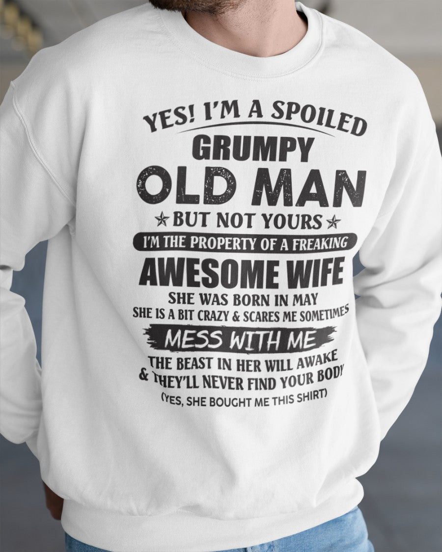Awesome wife May - Perfect gift for husband from wife - Virgo05 (SKU96-68-05)