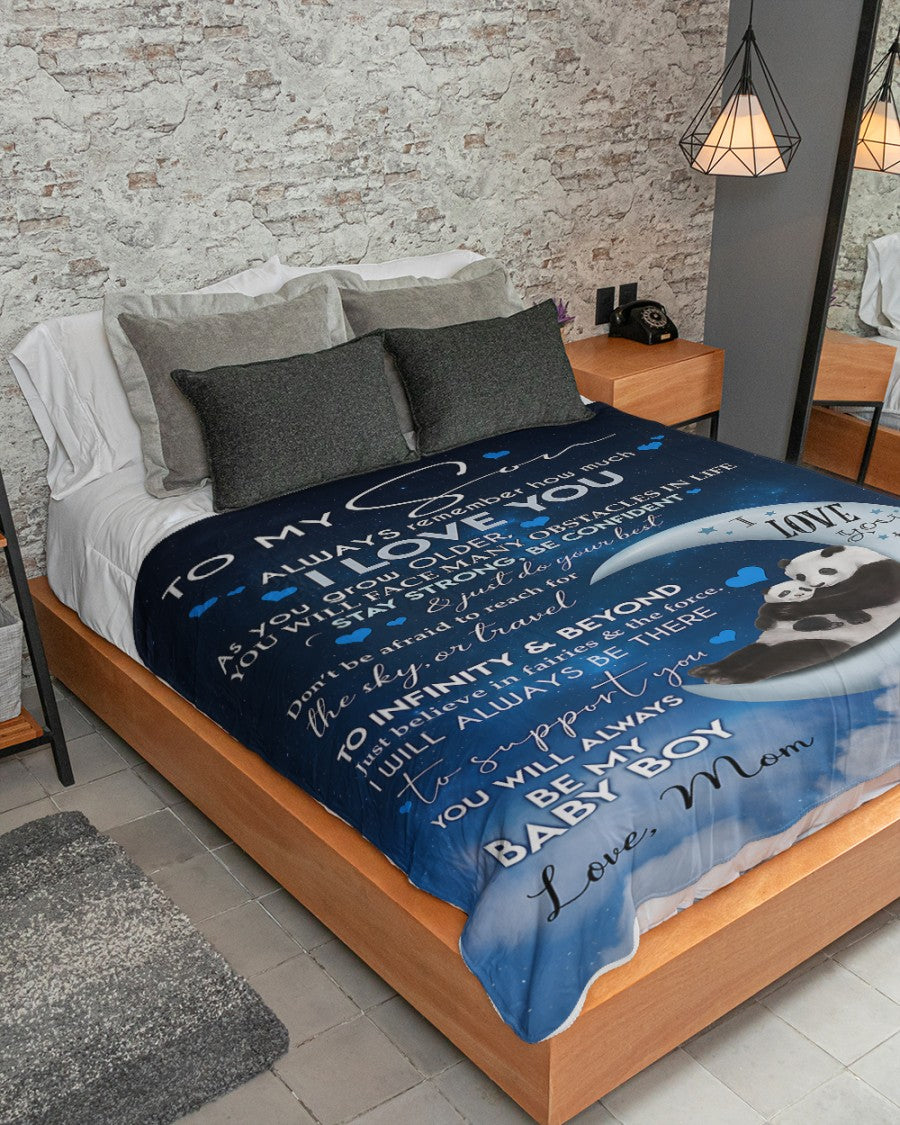 BLANKET FOR SON – COMFORT & WARMTH GIFT FROM MOM (SKU2607-136)