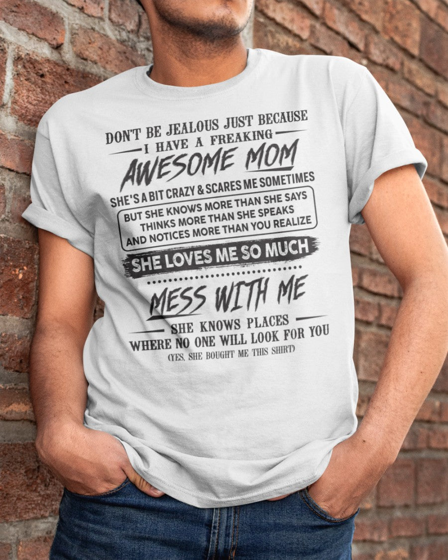 Awesome Mom - Perfect Gift For Your Son From Mom - virgo00 (SKU TRI 03.03.03)