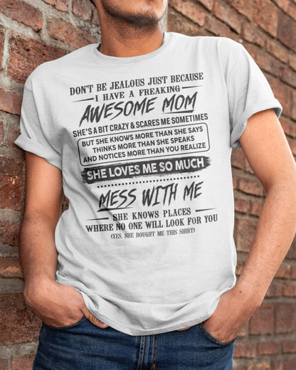 Awesome Mom - Perfect Gift For Your Son From Mom - virgo00 (SKU TRI 03.03.03)