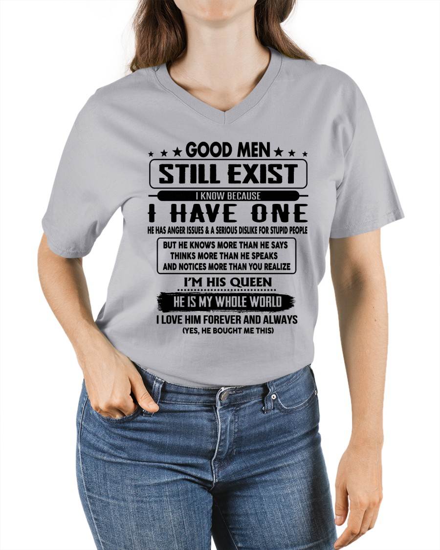 GOOD MEN STILL EXIST I KNOW BECAUSE HAVE ONE - GIFT FOR WIFE FROM HUSBAND - virgo00 (SKU-GM-00)