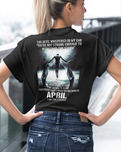 APRIL - NEVER UNDERESTIUNDER A WOMAN - I AM THE STORM-FMA-(SKU-CHAUU-04)