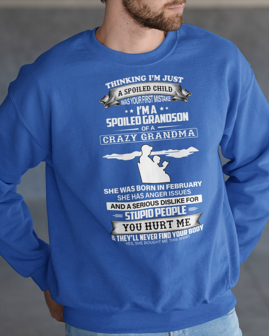 Spoiled by Grandma Shirt February Edition – From Grandma to Grandson virgo02 (SKU-GMS2-02)
