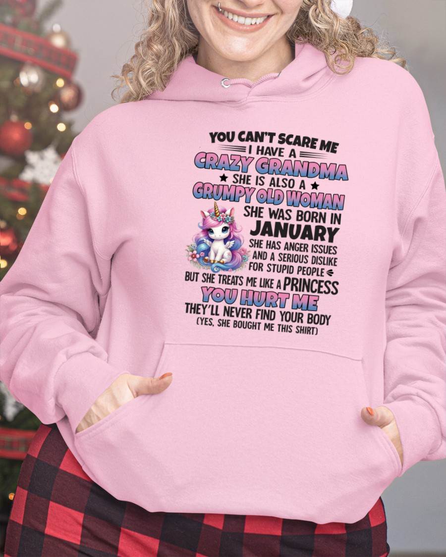 JANUARY - YOU CAN'T SCARE ME - GIFT FROM GRANDMA - virgo01 (SKU09-106-01)