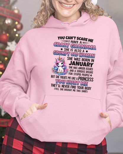 JANUARY - YOU CAN'T SCARE ME - GIFT FROM GRANDMA - virgo01 (SKU09-106-01)