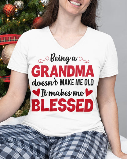 BEING A GRANDMA DOESN'T MAKE ME OLD- IT MAKES ME BLESSED virgo00 (SKU10-11)