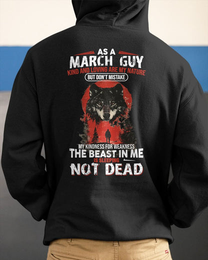 MARCH - KIND AND LOVING ARE MY NATURE - BIRTHDAY T-SHIRT FOR MEN - Virgo03 (SKU26T-01-17-03)