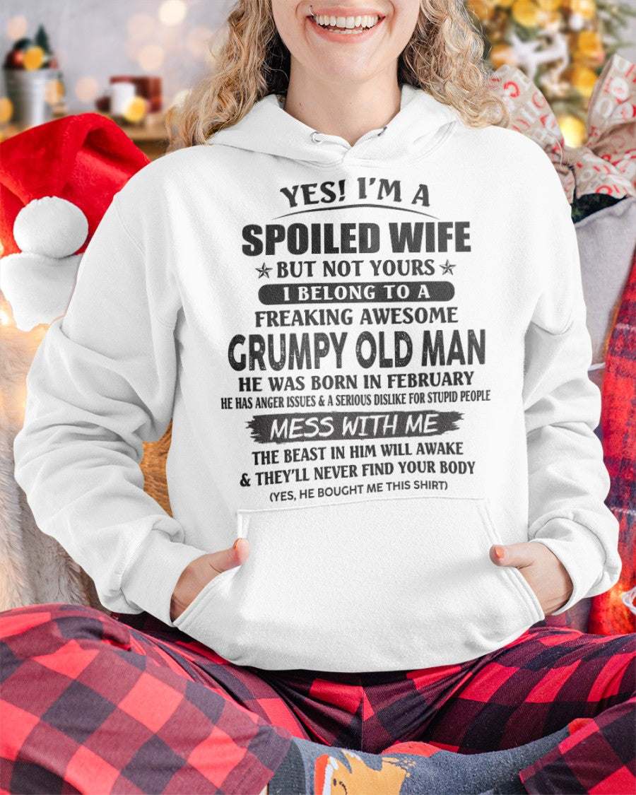 Grumpy Old Man February – Perfect gift for wife From Husband – Virgo02 (SKU08-63-02)