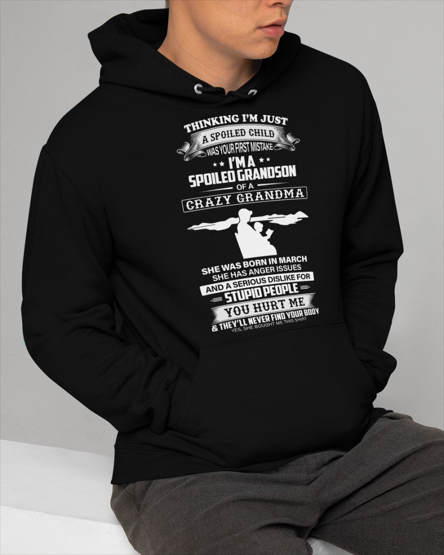 Spoiled by Grandma Shirt March Edition – From Grandma to Grandson virgo03 (SKU-GMS2-03)