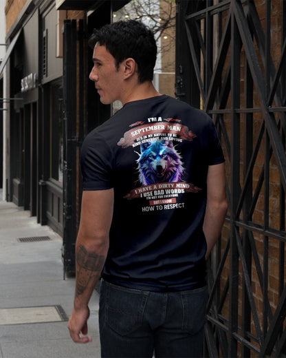 SEPTEMBER - KNOW HOW TO RESPECT - BIRTHDAY T-SHIRT FOR MEN - Virgo09 (SKU12-312-09)