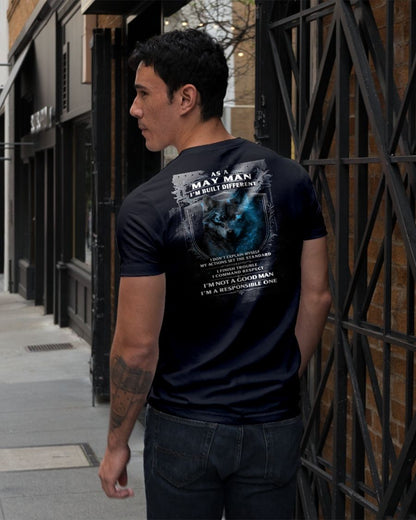 MAY - BUILT DIFFERENT - BIRTHDAY T-SHIRT FOR MEN - Virgo05 (SKU12-301-05)