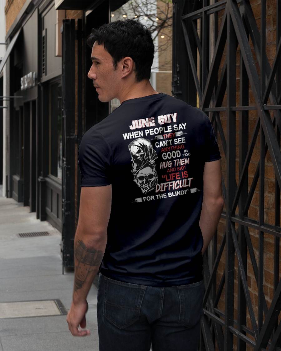 JUNE -  HUG THEM AND SAY... - BIRTHDAY T-SHIRT FOR MEN - Virgo06 (SKU12-253-06)