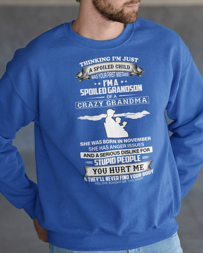 Spoiled by Grandma Shirt November Edition – From Grandma to Grandson virgo11 (SKU-GMS2-11)