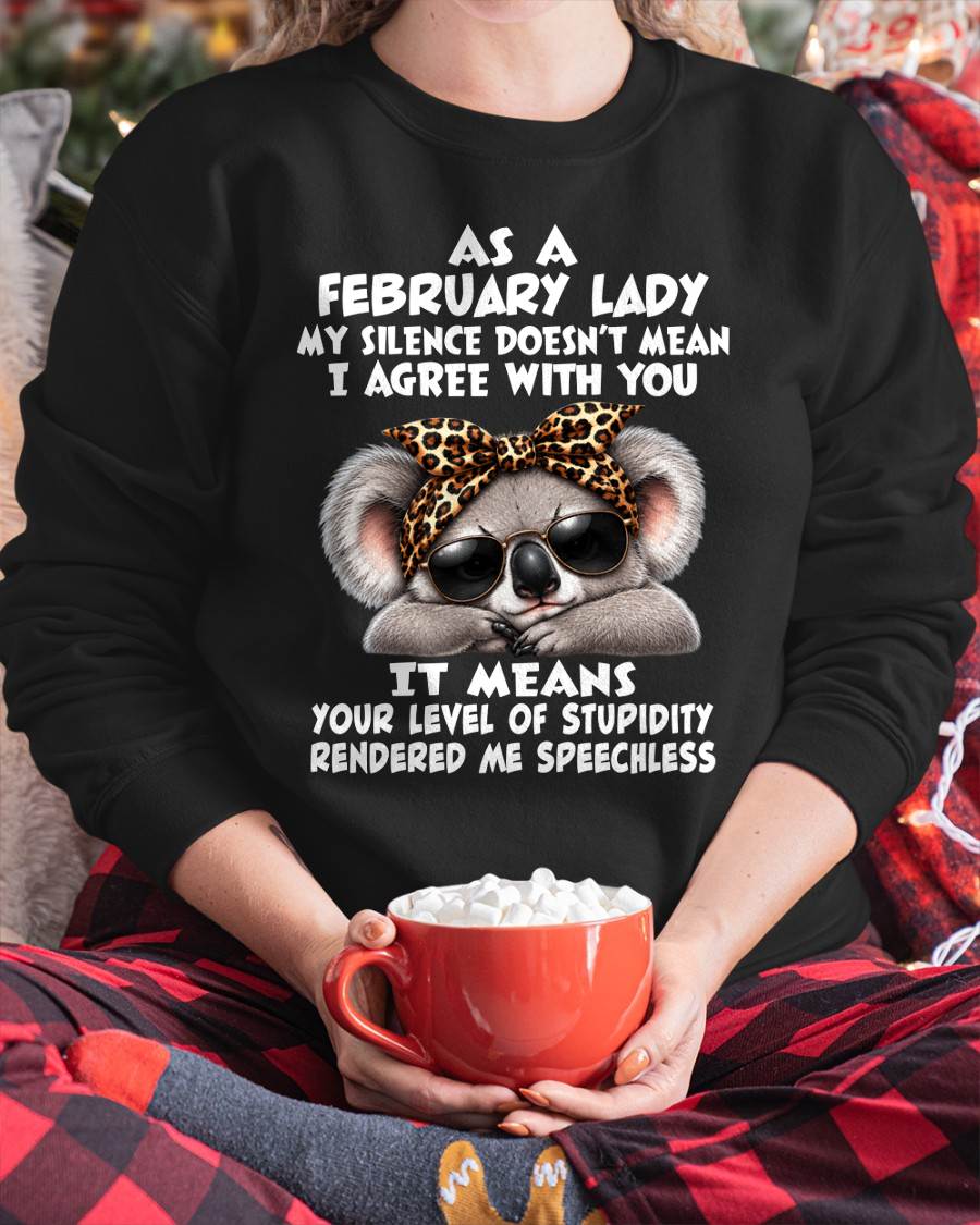 FEBRUARY SHIRT As A February Lady - For Women - Virgo02 (SKU2609-113-02)