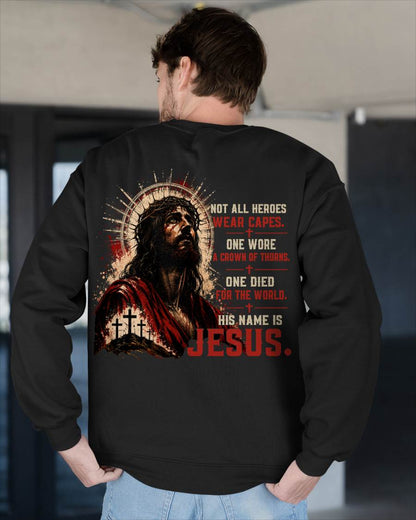 Christian T-Shirt His name is Jesus - For Men - Virgo00 (SKU2608-16)