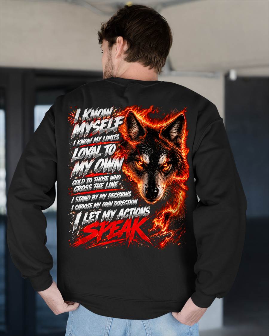 SHIRT I Let My Actions Speak - For Men - Virgo00 (SKU2609-145)