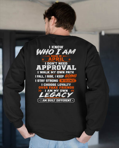 APRIL SHIRT Who I Am - For Men - Virgo04 (SKU2608-648-04)