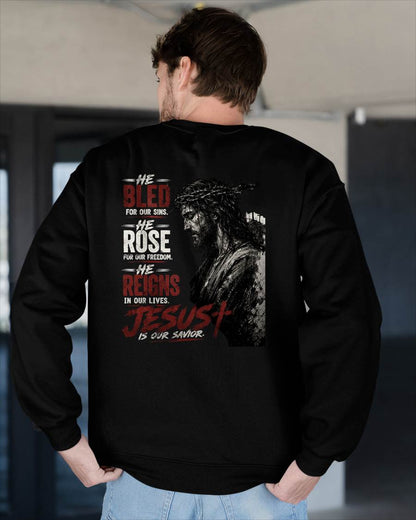 JESUS IS OUR SAVIOR - CHRISTIAN T-SHIRT - FOR MEN Virgo00