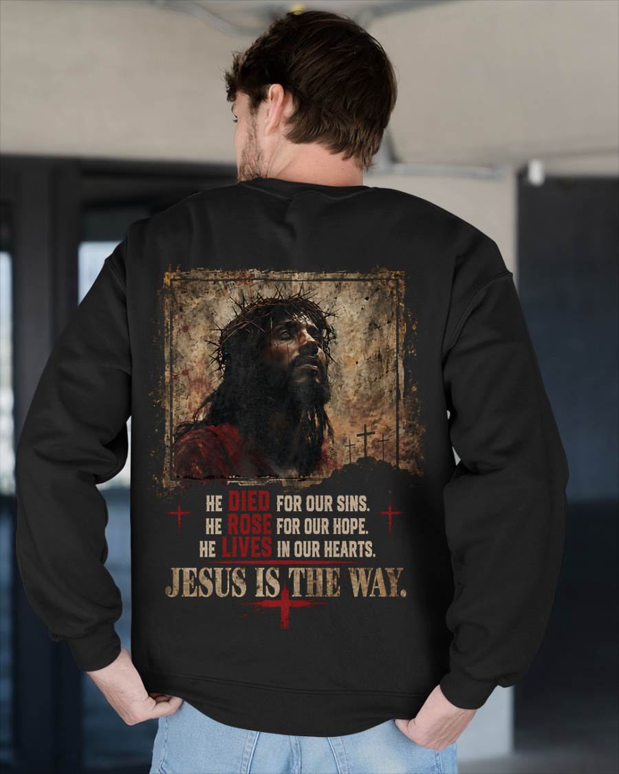 Jesus, God is the way T-Shirt - For Men - Virgo00 (SKU2607-313)