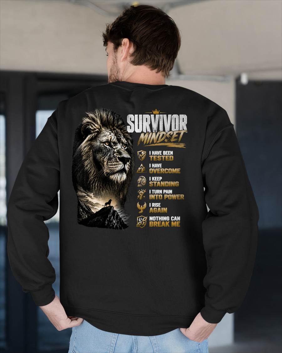 PET SHIRT Survivor Mindset - For Men - Virgo00 (SKU2608-623)