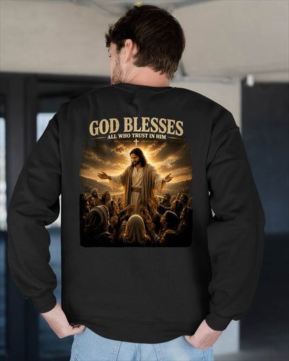 CHRISTIAN T-SHIRT God Blesses - For Men - Virgo00 (SKU2608-105)