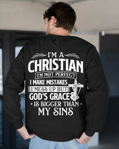 I'm A Christian I'm Not Perfect I Make Mistakes - Religious T-Shirt - For Men - Virgo00 (SKU2807-NI-10)
