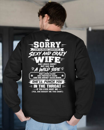 SHIRT Sexy And Crazy Wife - To Wife - From Husband - Virgo00 (SKU2609-257)