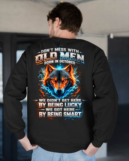 OCTOBER SHIRT Don't Mess With Old Men - For Men - Virgo10 (SKU2609-270-10)