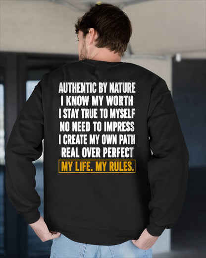 SHIRT My Life My Rules - For Men - Virgo00 (SKU2608-622)