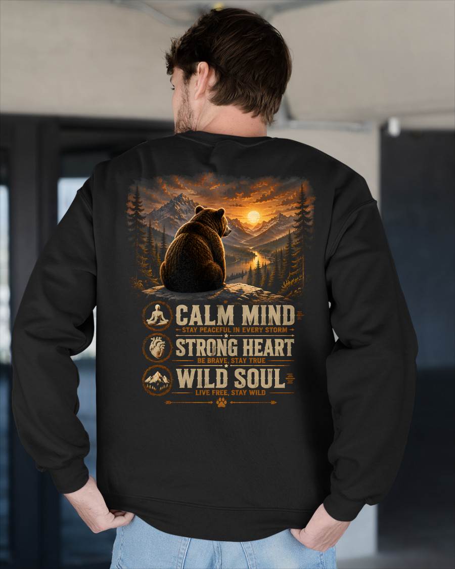 PET SHIRT Calm,Strong,Wild - For Men - Virgo00 (SKU2608-374)