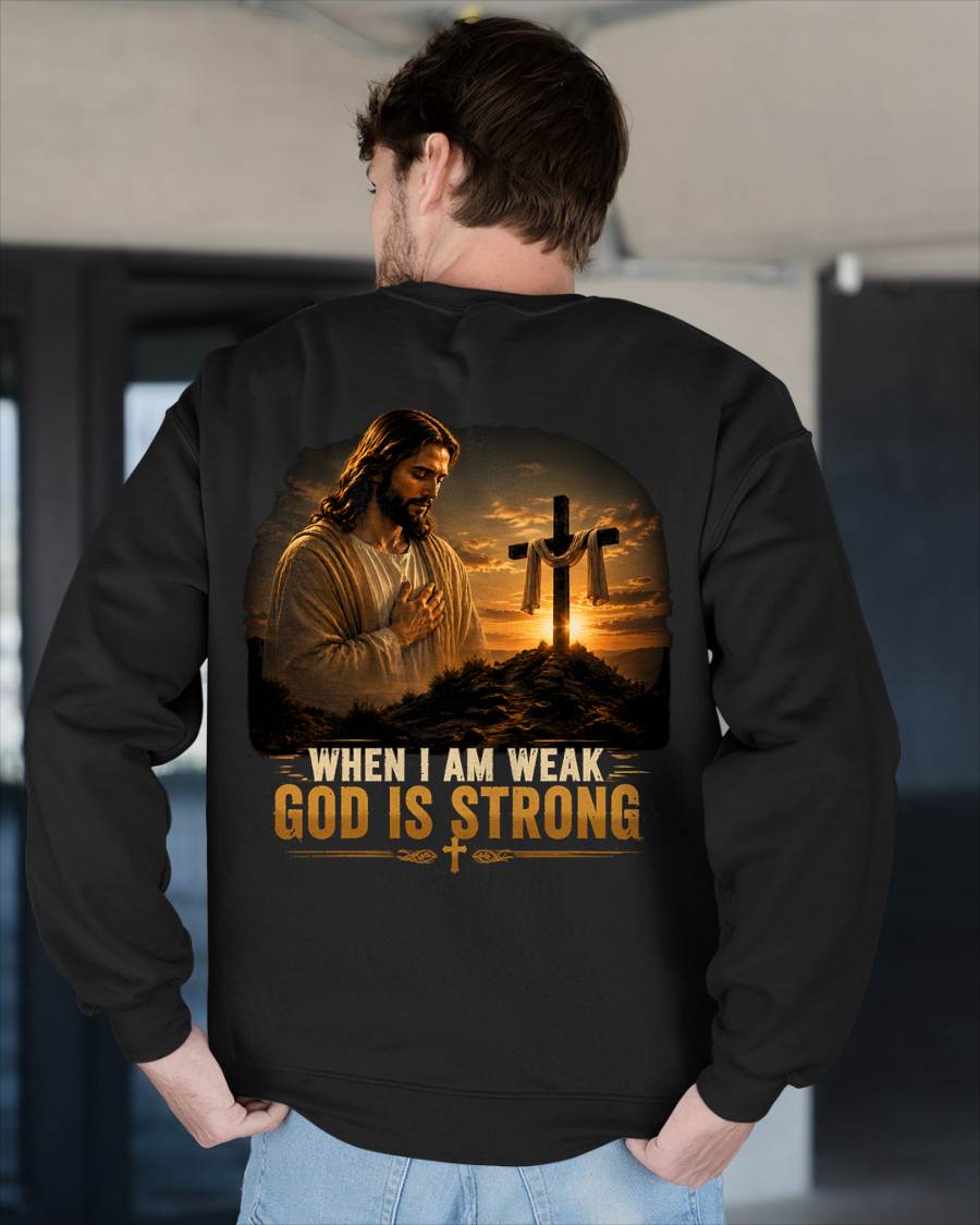 CHRISTIAN T-SHIRT God is Strong - For Men - Virgo00 (SKU2608-103)