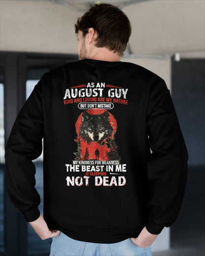 AUGUST - KIND AND LOVING ARE MY NATURE - BIRTHDAY T-SHIRT FOR MEN - Virgo08 (SKU26T-01-17-08)