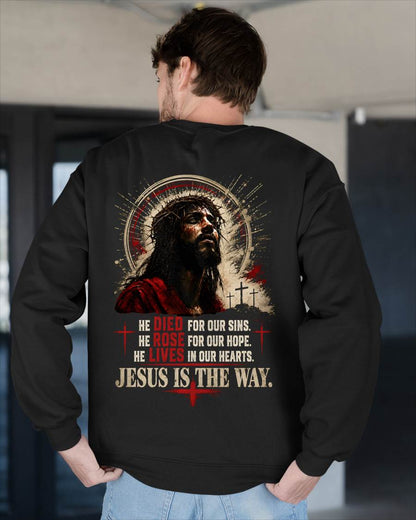 Christian T-Shirt Jesus is the Way - For Men - Virgo00 (SKU2608-06)
