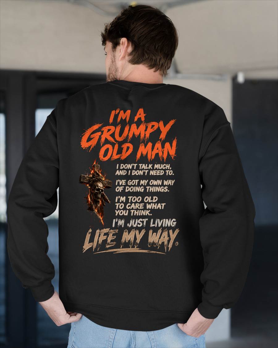 SHIRT I'm A Grumpy Old Man - For Men - Virgo00 (SKU2609-140)