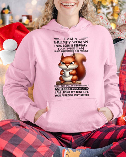 I AM A GRUMPY WOMAN, I WAS BORN IN FEBRUARY - Virgo02 - FMA (SKU09-07-02)