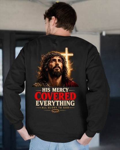 CHRISTIAN T-SHIRT His Mercy Covered - For Men - Virgo00 (SKU2608-94)