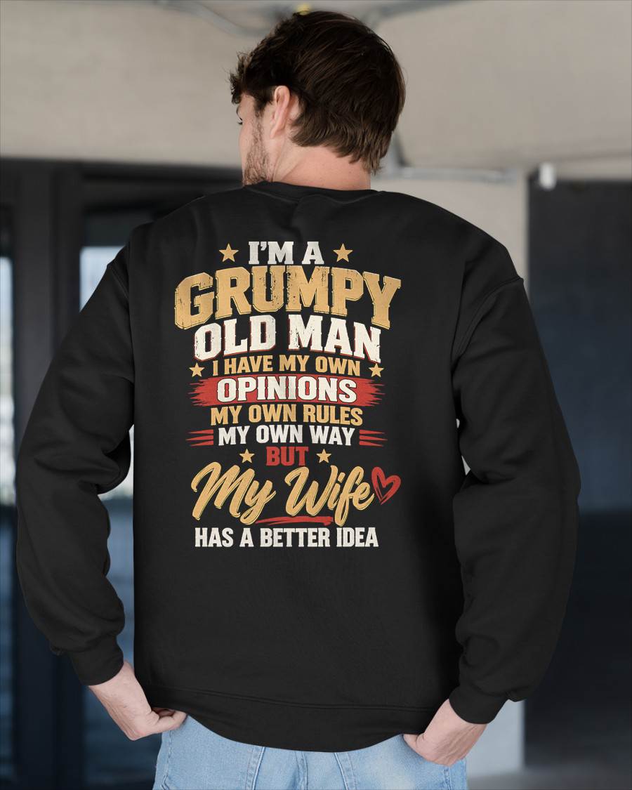 SHIRT I'm A Grumpy Old Man - For Men - Virgo00 (SKU2609-237)