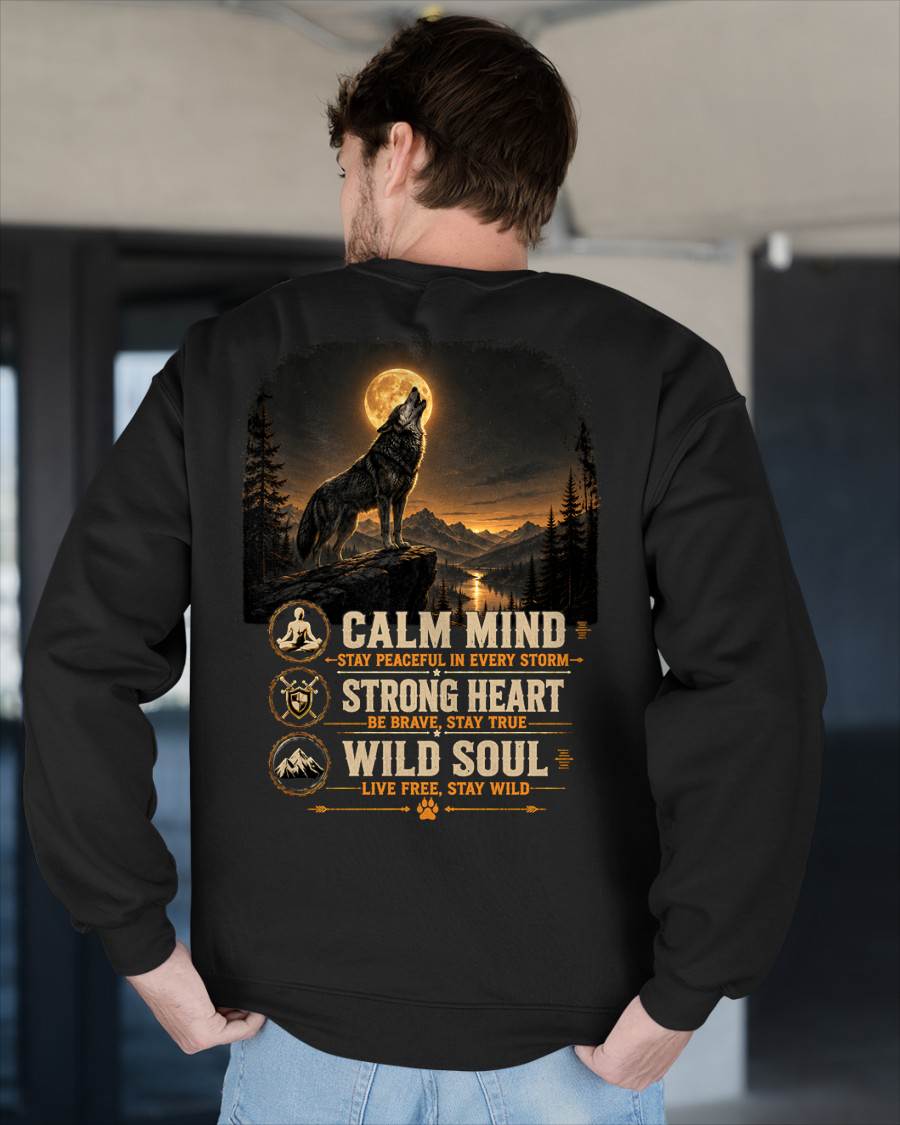 PET SHIRT Calm, Strong, Wild - For Men - Virgo00 (SKU2608-405)